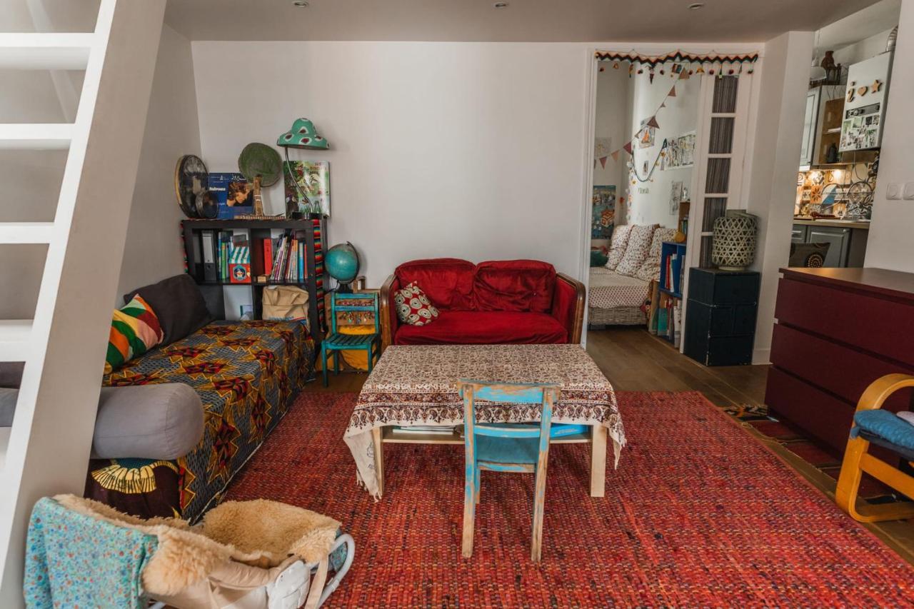 דירות פריז Bright Atypical Duplex In Menilmontant מראה חיצוני תמונה